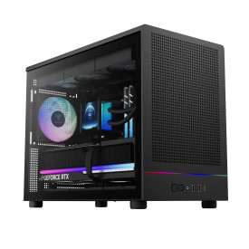 Кутия за компютър Gamdias Case mATX - ATHENA M4M - A-RGB, USB-C