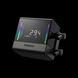Водно охлаждане Gamdias Water Cooling Chione E4-360 - LCD Screen, A-RGB