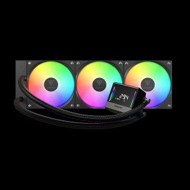 Водно охлаждане Gamdias Water Cooling Chione E4-360 - LCD Screen, A-RGB