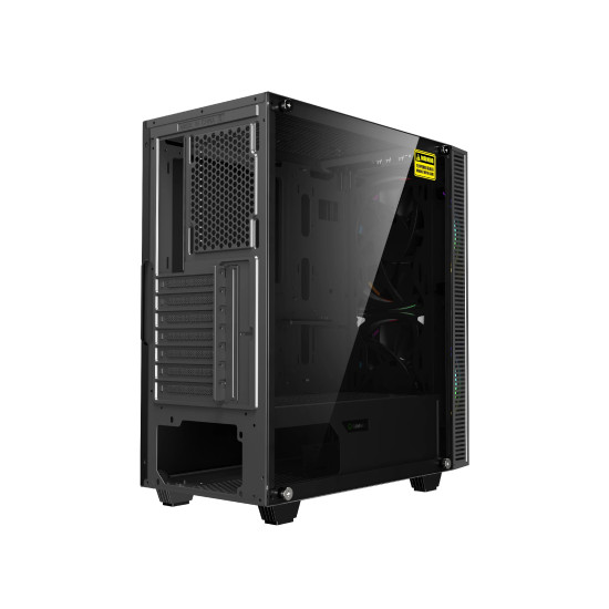 Кутия за компютър Gamemax Case EATX - Black Hole - Addressable RGB