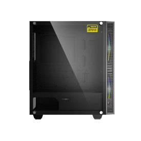 Кутия за компютър Gamemax Case EATX - Black Hole - Addressable RGB