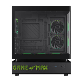 Кутия за компютър Gamemax Case ATX - N90 BG - Addressable RGB, Modular Dual-Chamber