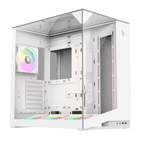 Кутия за компютър Gamemax Case ATX - NEX C56 VC WH