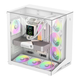 Кутия за компютър Gamemax Case ATX - NEX C56 VC WH