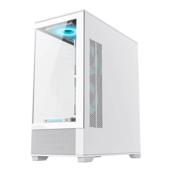 Кутия за компютър GameMax Vista AW, White