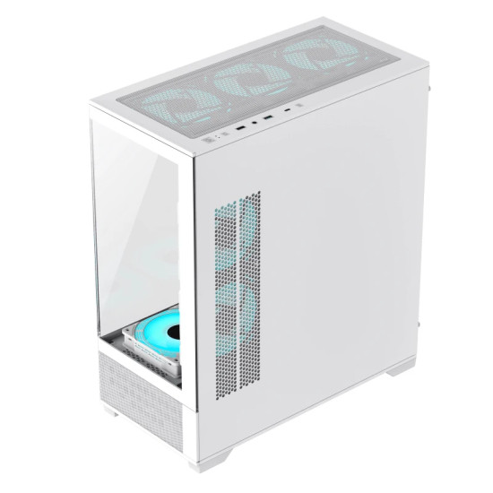 Кутия за компютър GameMax Vista AW, White