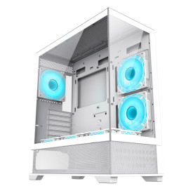 Кутия за компютър GameMax Vista AW, White