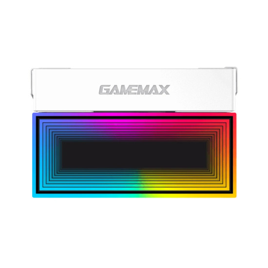 Охладител за процесор GameMax Sigma 550 Infinity WH, 120 mm, ARGB, 220W TDP, White