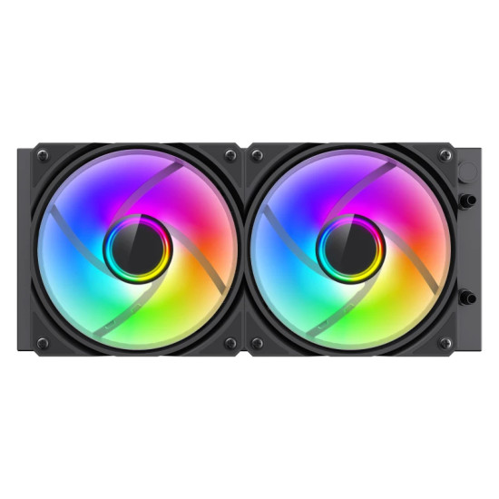 Водно охлаждане GameMax IceBurg 240 Digital, 240 mm, ARGB, 245W TDP, Black