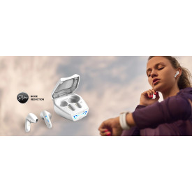 Безжични слушалки Genius HSM-920BT, TWS, Bluetooth 5.3, White
