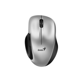 Безжина мишка Genius Mouse Wireless Silent - Ergo 8200S Silver - Silent, 2.4GHz, USB-C receiver