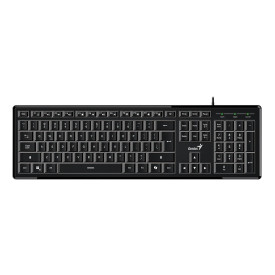 Клавиатура Genius Keyboard SlimStar 820 Black - AI, Illuminated, Slim, BG, USB