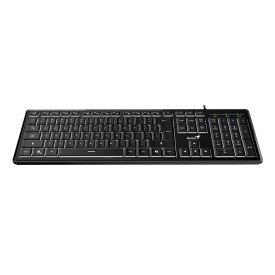Клавиатура Genius Keyboard SlimStar 820 Black - AI, Illuminated, Slim, BG, USB