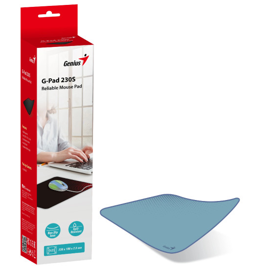 Подложка за мишка Genius Mouse pad G-Pad 230S - Blue Grey