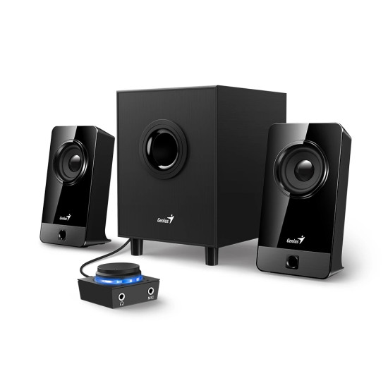 Тонколони Genius Speakers 2.1 - SW-2.1 300X - 10W RMS, Black