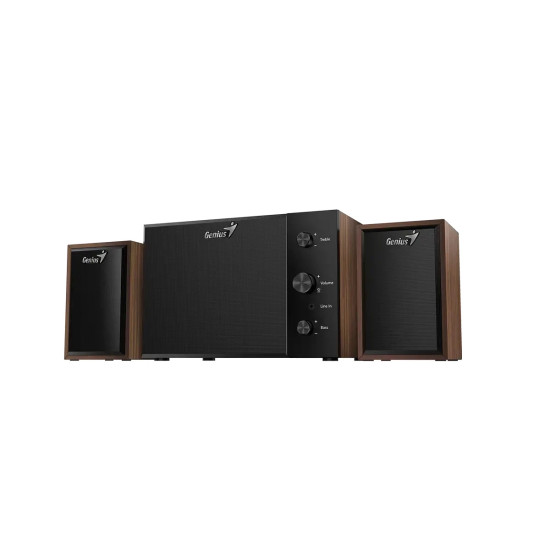 Тонколони Genius Speakers 2.1 - SW-2.1 350 - 15W RMS, Wood