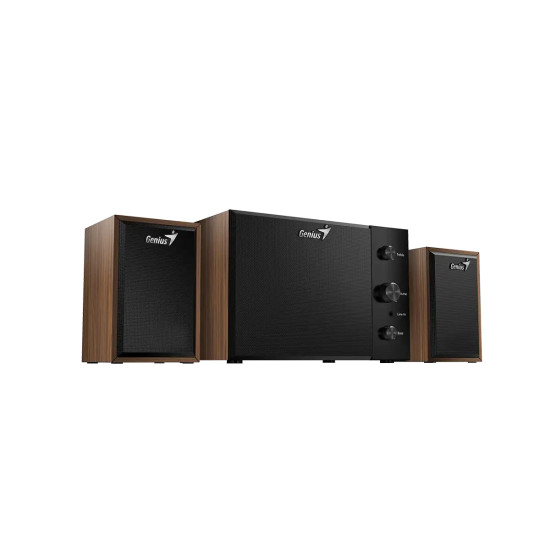 Тонколони Genius Speakers 2.1 - SW-2.1 350 - 15W RMS, Wood