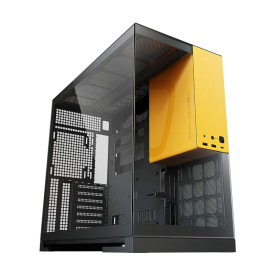 Кутия за компютър Geometric Future Case EATX - Model 5 Black/Yellow