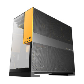 Кутия за компютър Geometric Future Case EATX - Model 5 Black/Yellow