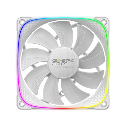 Вентилатор Geometric Future Squama 2503R, REVERSE Fan, 120mm, ARGB, White