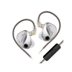 Слушалки KZ Hi-Fi In-Ear-Monitors - Castor Pro Silver Mic - Harman Edition