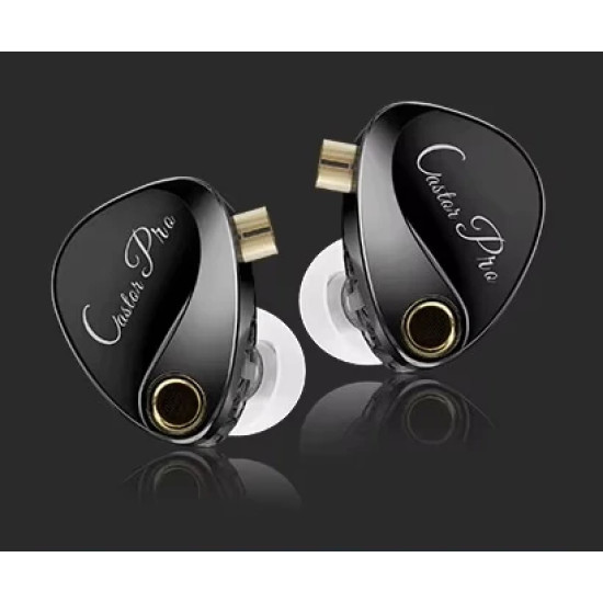 Слушалки KZ Hi-Fi In-Ear-Monitors - Castor Pro Silver Mic - Harman Edition