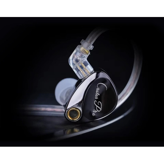 Слушалки KZ Hi-Fi In-Ear-Monitors - Castor Pro Silver Mic - Harman Edition