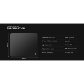 Подложка за мишка Lamzu Gaming Mousepad Energon - SCR Base, 480 x 410 mm