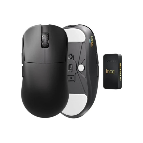 Безжична мишка Lamzu INCA 8K - Wireless Gaming Mouse - Black