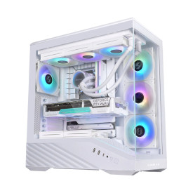 Кутия за компютър Lian Li Case E-ATX - Vector V100 - White