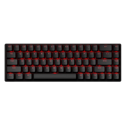 Клавиатура Madlions Professional Gaming Mechanical Keyboard FIRE 68 PRO - 8K, Gateron Magnetic Jade Switches, RGB - Black