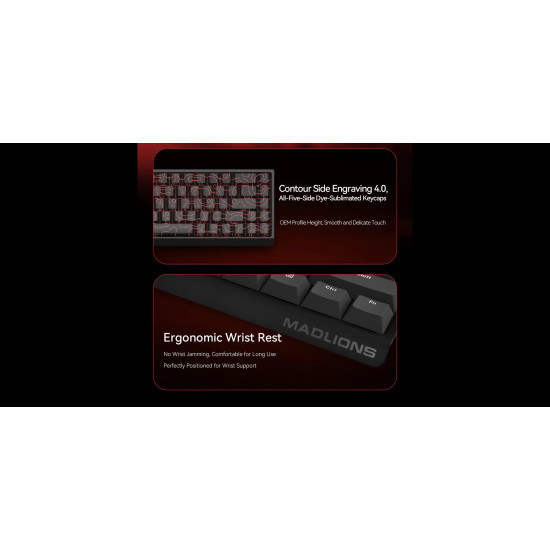 Клавиатура MadLions MAD 60 HE RGB, Black
