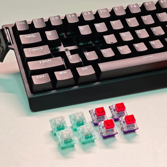 Клавиатура Madlions Professional Gaming Mechanical Keyboard MAD 68 HE Flagship - 8K, Magnetic Amber Pro Switches - White
