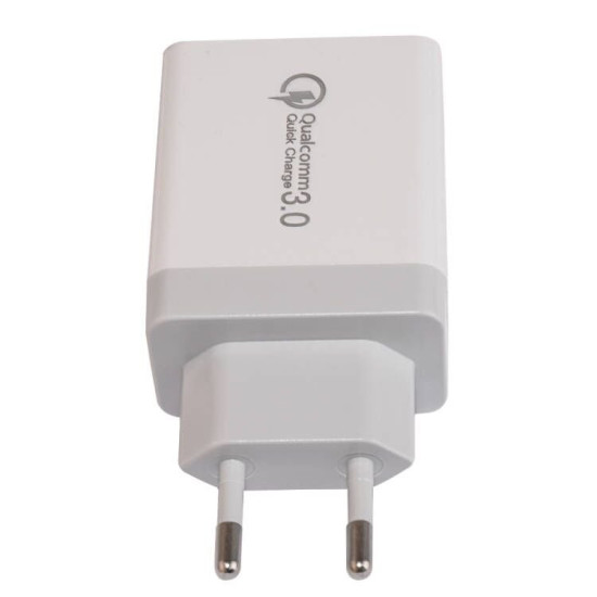 Зарядно Makki Fast Charger - QC3.0+3xUSB 30W White - MAKKI-QC48W4