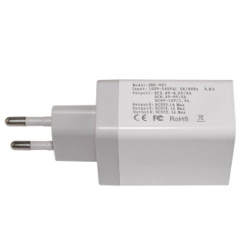 Зарядно Makki Fast Charger - QC3.0+3xUSB 30W White - MAKKI-QC48W4