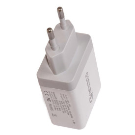 Зарядно Makki Fast Charger - QC3.0+3xUSB 30W White - MAKKI-QC48W4