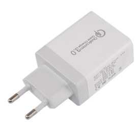 Зарядно Makki Fast Charger - QC3.0+3xUSB 30W White - MAKKI-QC48W4