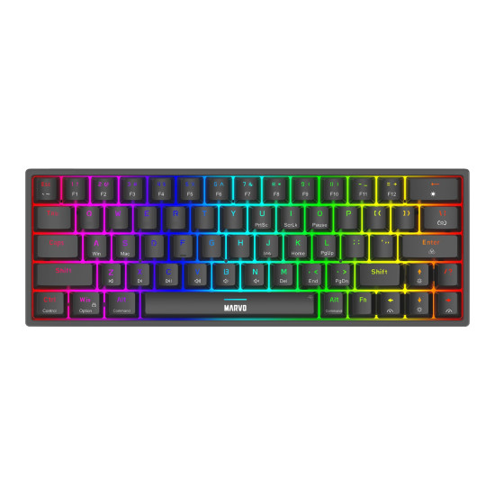 Клавиатура Marvo Gaming Mechanical keyboard Shogo 63 - TKL, 63 keys - KG955