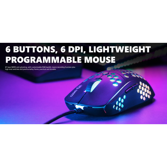 Комплект клавиатура и мишка Marvo Gaming COMBO CM373 Red Switches 2-in-1 - Mechanical Keyboard TKL, Mouse