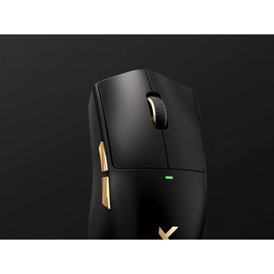 Безжична мишка MCHOSE K7 Ultra Black - Wireless Gaming Mouse - Dual 8K, Omron Mechanical, Magnetic Charging Dock