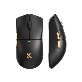 Безжична мишка MCHOSE K7 Ultra Black - Wireless Gaming Mouse - Dual 8K, Omron Mechanical, Magnetic Charging Dock