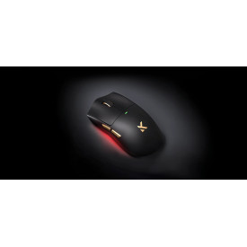 Безжична мишка MCHOSE K7 Ultra Black - Wireless Gaming Mouse - Dual 8K, Omron Mechanical, Magnetic Charging Dock