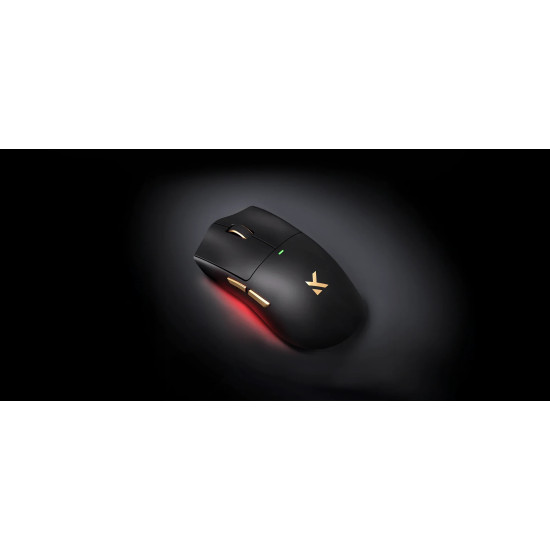Безжична мишка MCHOSE K7 Ultra Black - Wireless Gaming Mouse - Dual 8K, Omron Mechanical, Magnetic Charging Dock