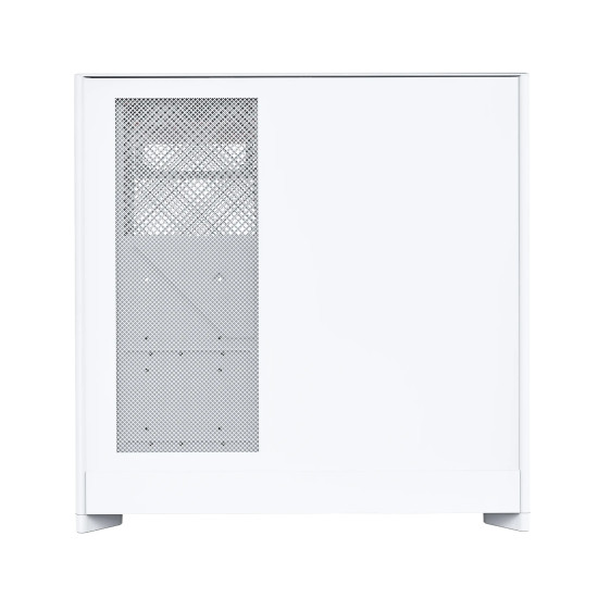 Кутия за компютър Montech Case ATX - HS02 PRO (W) - 5 x 120 mm ARGB Fans, USB-C, White