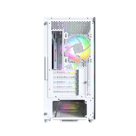 Кутия за компютър Montech Case mATX - X5M, White - 4 x 120 mm A-RGB, USB-C