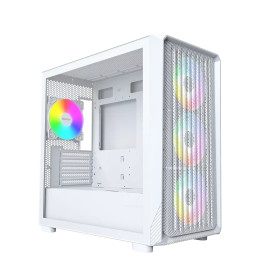 Кутия за компютър Montech Case mATX - X5M, White - 4 x 120 mm A-RGB, USB-C