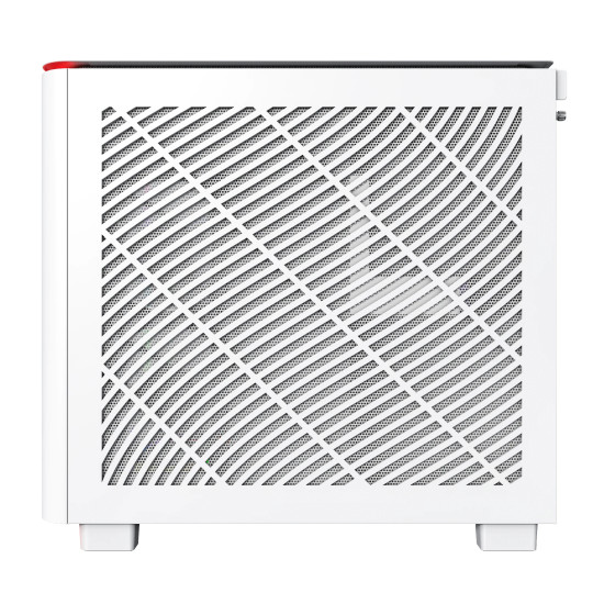 Кутия за компютър Montech KING 95 Pro, Dual Chamber Mid-tower Case, 6 ARGB Fans, 2 Front Panels, White
