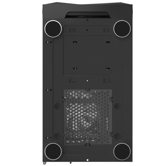 Кутия за компютър Montech X3 MESH, Mid-tower Case, TG, 6 fixed RGB Fans, Black