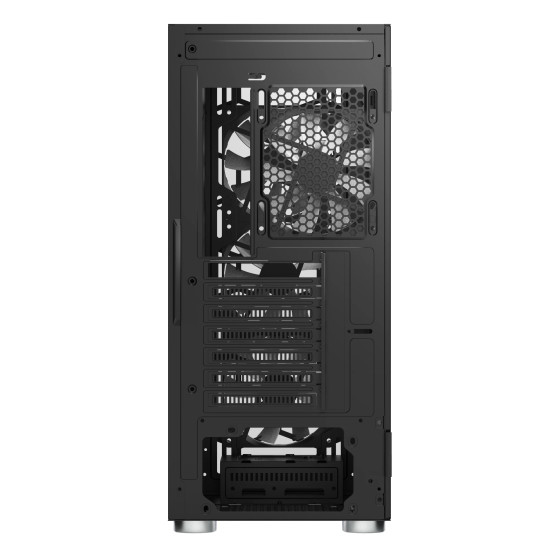Кутия за компютър Montech X3 MESH, Mid-tower Case, TG, 6 fixed RGB Fans, Black