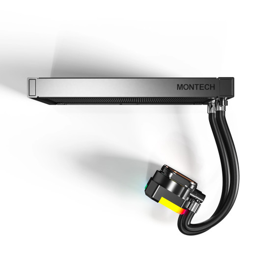 Водно охлаждане Montech Hyper Flow ARGB 240, CPU Liquid Cooler, Black